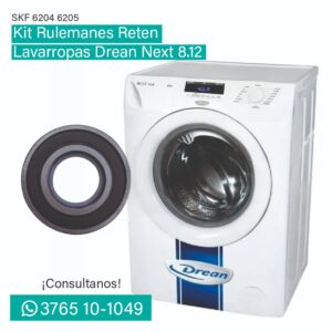 KIT RULEMAN Y RETEN LAVARROPAS DREAN NEXT 8.12 - 8.14 - 10.12